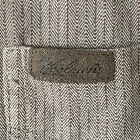 Woolrich Men’s XL Brown Button Down Long Sleeve Shirt - Picture 5 of 8